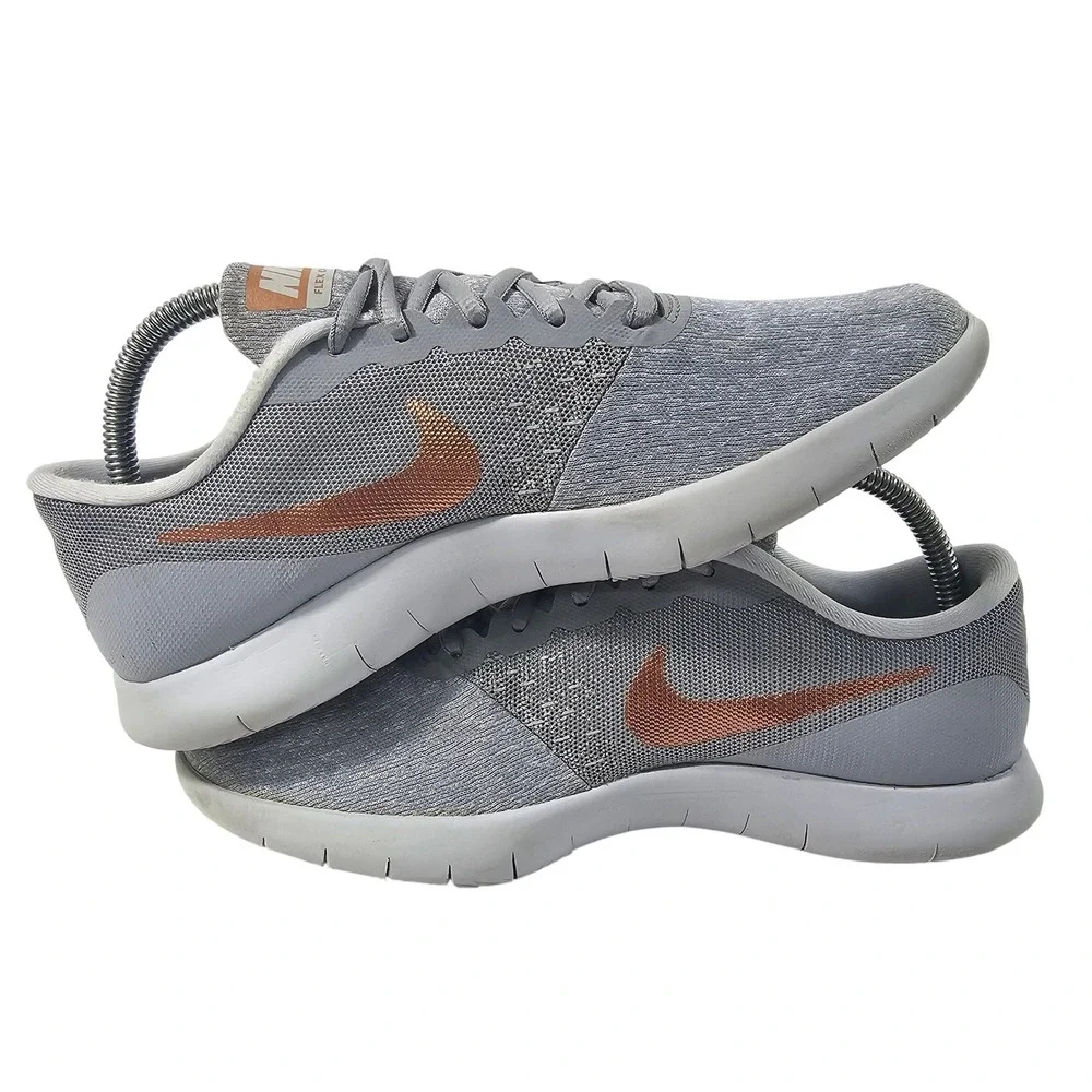 Nike Flex Contact Running Shoes Women's Size‎ 8.5 Gray Training Gym 908995-006